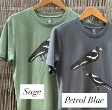 Load image into Gallery viewer, Mens Tee - Magpie, Sage