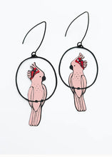 Load image into Gallery viewer, Pink Cockatoo Dangles