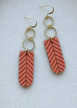 Load image into Gallery viewer, Cabin Earrings, Soft Red