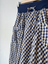 Load image into Gallery viewer, Guru Skirt - Navy Seersucker