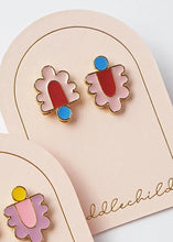 Load image into Gallery viewer, Hive Studs, Pink