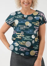 Load image into Gallery viewer, Tilly Top - Sun &amp; Clouds/Blue