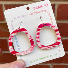 Load image into Gallery viewer, Big Circle, Hand Painted Hoops