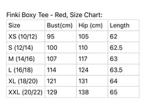 Load image into Gallery viewer, Boxy Tee - Red
