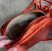 Load image into Gallery viewer, Crossbody Bag - Metallic Orange