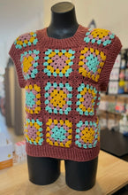 Load image into Gallery viewer, Crochet Granny Vest