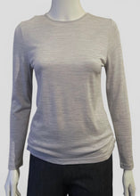 Load image into Gallery viewer, Merino L/S Top - Crew Neck/Silver