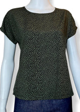 Load image into Gallery viewer, Boxy Top, Leopards Spot/Khaki