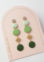 Load image into Gallery viewer, Festival Earrings, Green