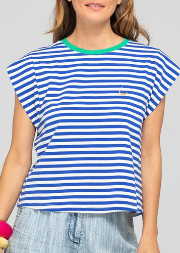 Bellissimo Tee - Blue Stripe