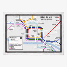 Load image into Gallery viewer, Iconic Tea Towel - Melbourne Metro Tunnel