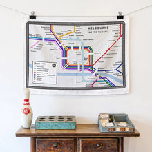 Load image into Gallery viewer, Iconic Tea Towel - Melbourne Metro Tunnel