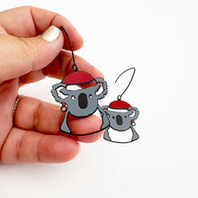 Load image into Gallery viewer, Midi Christmas Koala Dangles
