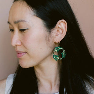 Wattle Wreath Dangles