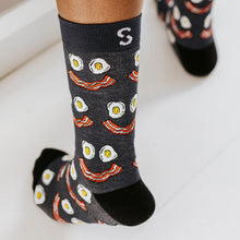 Load image into Gallery viewer, Crew Socks - Eggs n’ Bacon