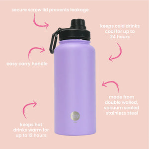 Watermate, 550ml Stainless Steel Drink Bottle - Patterned