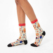Load image into Gallery viewer, Red Fox Sox - size M - Arty