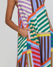 Load image into Gallery viewer, Aria Dress - Liquorice Stripe
