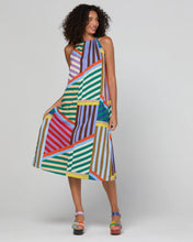 Load image into Gallery viewer, Aria Dress - Liquorice Stripe