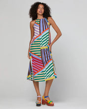 Load image into Gallery viewer, Aria Dress - Liquorice Stripe