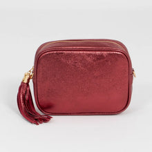 Load image into Gallery viewer, Crossbody Bag - Metallic Red
