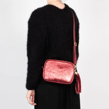 Load image into Gallery viewer, Crossbody Bag - Metallic Red