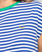 Load image into Gallery viewer, Bellissimo Tee - Blue Stripe