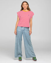 Load image into Gallery viewer, Bellissimo Tee - Red Stripe