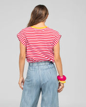 Load image into Gallery viewer, Bellissimo Tee - Red Stripe