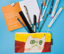 Load image into Gallery viewer, Zippy Purse - Yellow Cat