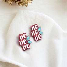 Load image into Gallery viewer, HoHoHo  - Christmas earrings