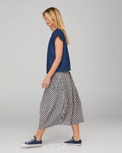 Load image into Gallery viewer, Guru Skirt - Navy Seersucker