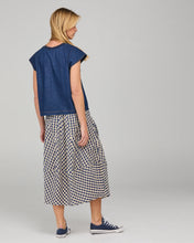 Load image into Gallery viewer, Guru Skirt - Navy Seersucker