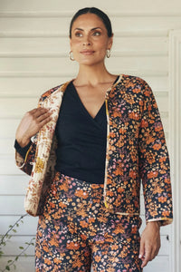 Zuri Reversible Jacket - Tigerlily