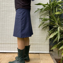 Load image into Gallery viewer, Navy Cord Skirt