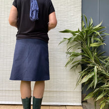 Load image into Gallery viewer, Navy Cord Skirt