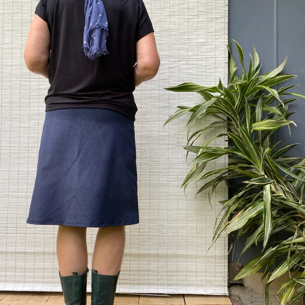 Navy Cord Skirt – Finki Handmade