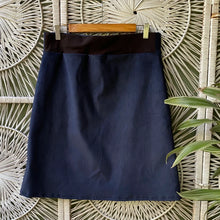 Load image into Gallery viewer, Navy Cord Skirt
