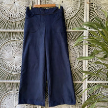 Load image into Gallery viewer, Navy Cord Pants