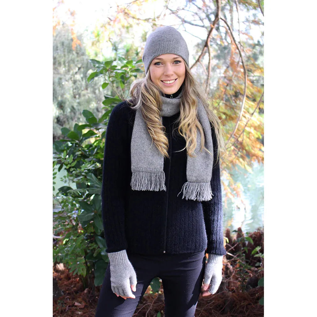 Possum/Merino Open Finger Glove