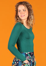 Load image into Gallery viewer, Round Neck L\S Top - Jade