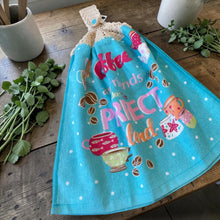 Load image into Gallery viewer, Nan’s crocheted, hanging towel