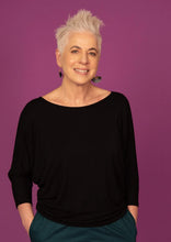 Load image into Gallery viewer, Batwing Top - Black
