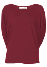 Load image into Gallery viewer, Batwing Top - Maroon