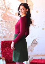 Load image into Gallery viewer, Aalia Corduroy Skirt - Douglas Fir