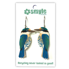 Load image into Gallery viewer, Sacred Kingfisher Earrings