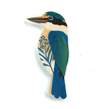 Load image into Gallery viewer, Sacred Kingfisher Pin