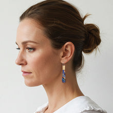 Load image into Gallery viewer, Kingfisher, Beacon Hoop Earrings