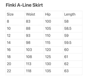 A-line Skirt - Kokka Echino