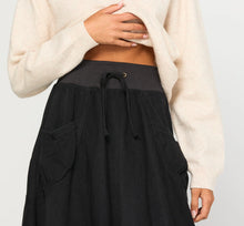 Load image into Gallery viewer, Guru skirt - Cord, Black